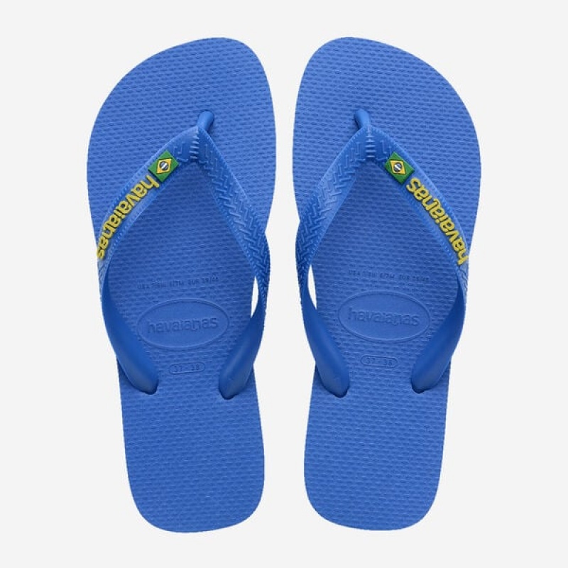 Havaianas Brasil Logo Neon Men\'s Flip Flops | CVBHKO-921