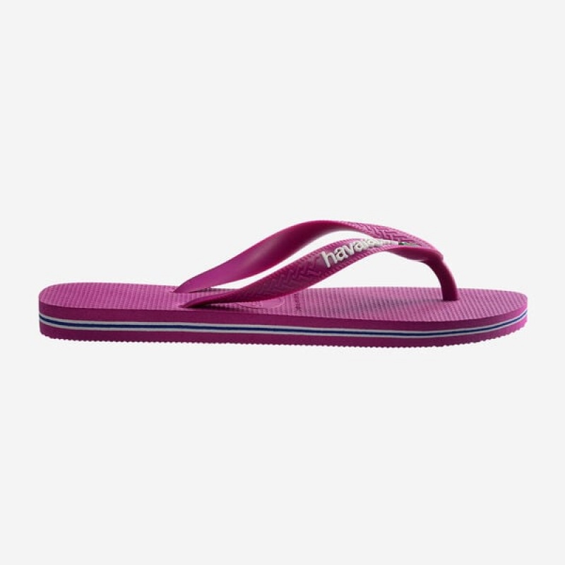 Havaianas Brasil Logo Women's Flip Flops | YQNRCW-260