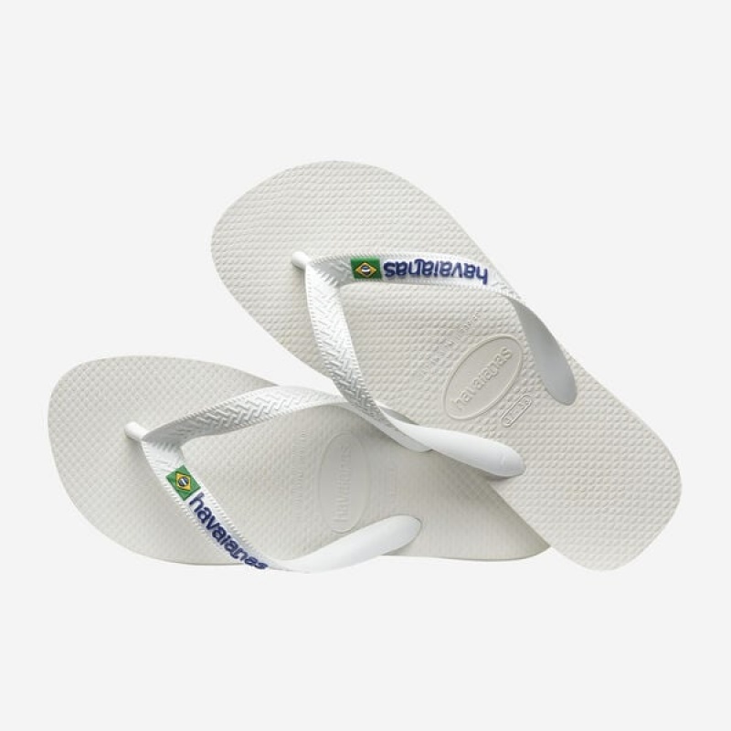 Havaianas Brasil Logo Women's Flip Flops | PJMWSQ-945