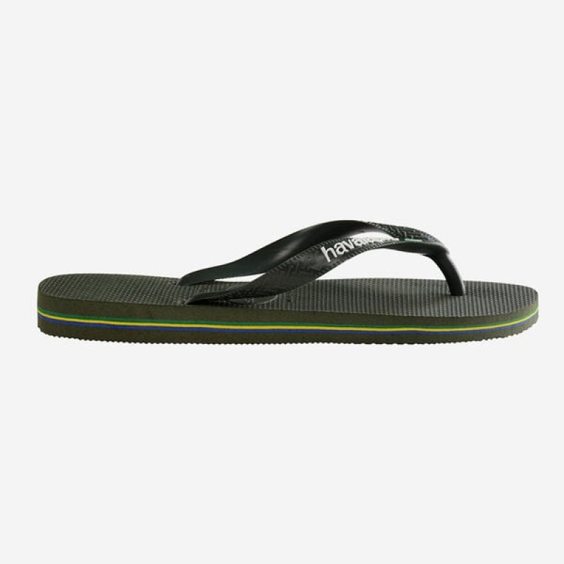 Havaianas Brasil Logo Women's Flip Flops | WXJIDN-084