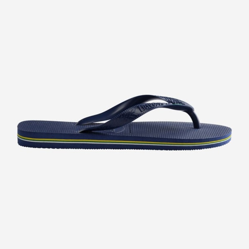 Havaianas Brasil Men's Flip Flops | ZQVEYJ-918