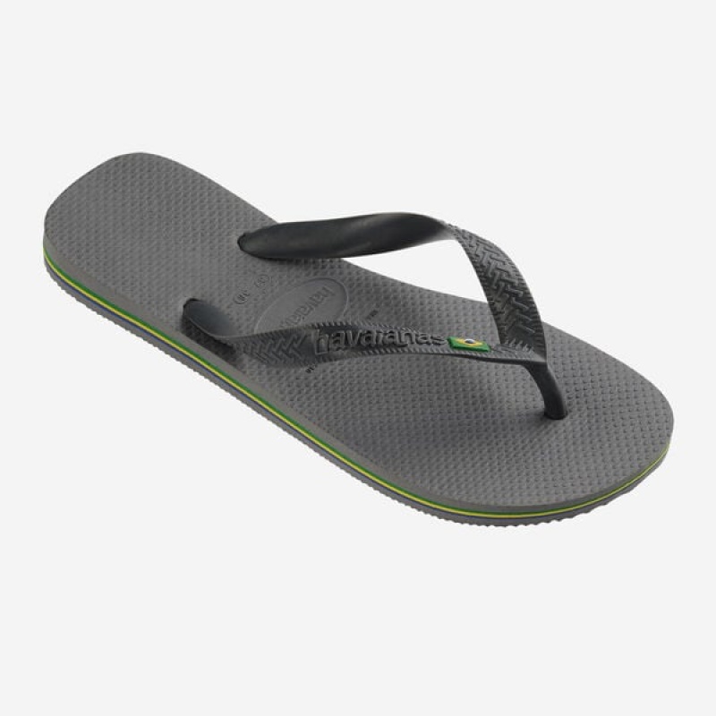 Havaianas Brasil Men's Flip Flops | ZTQSKR-182