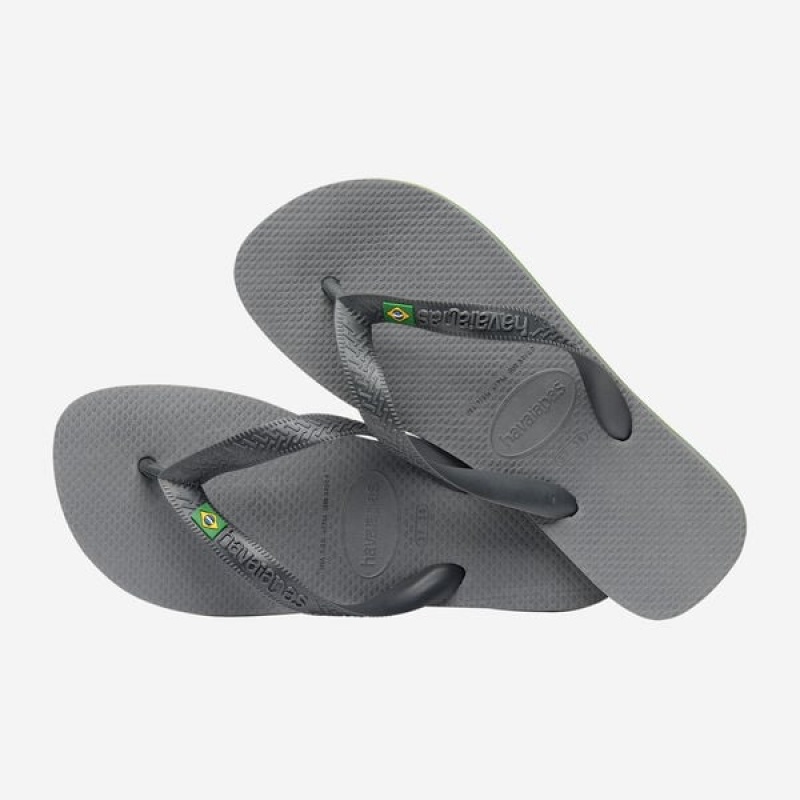 Havaianas Brasil Men's Flip Flops | ZTQSKR-182