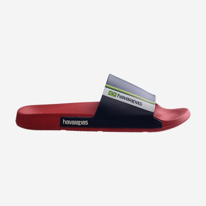 Havaianas Brasil Men's Slides | LVFUKD-238