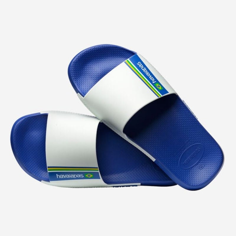 Havaianas Brasil Men's Slides | VDGFOR-304