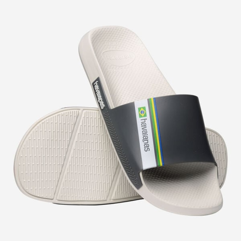 Havaianas Brasil Men's Slides | WOTQCV-510