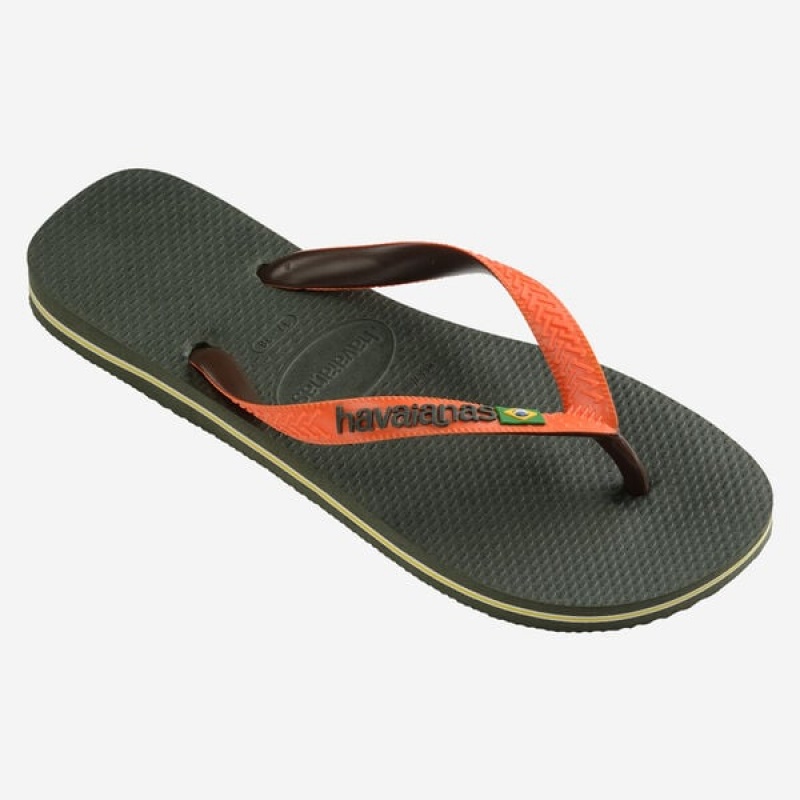 Havaianas Brasil Mix Men's Flip Flops | GZTJXH-526