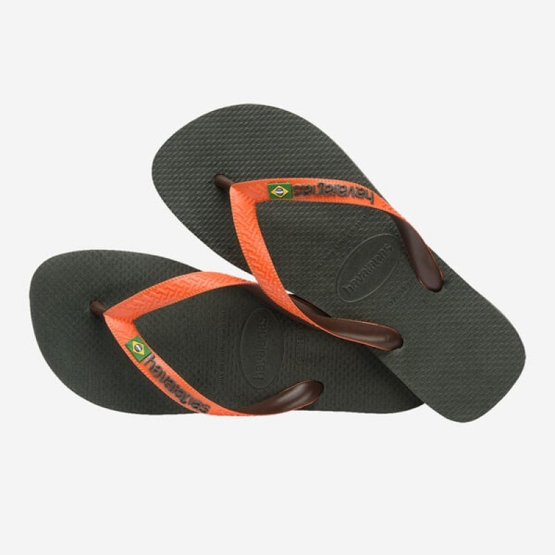 Havaianas Brasil Mix Men's Flip Flops | GZTJXH-526