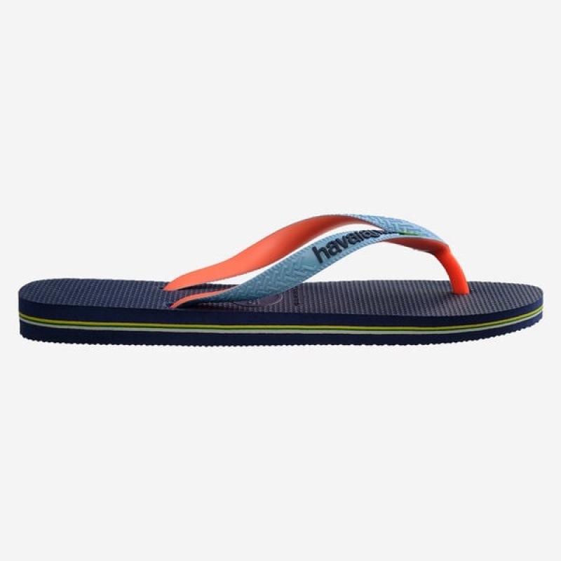 Havaianas Brasil Mix Men's Flip Flops | VZDLTE-156