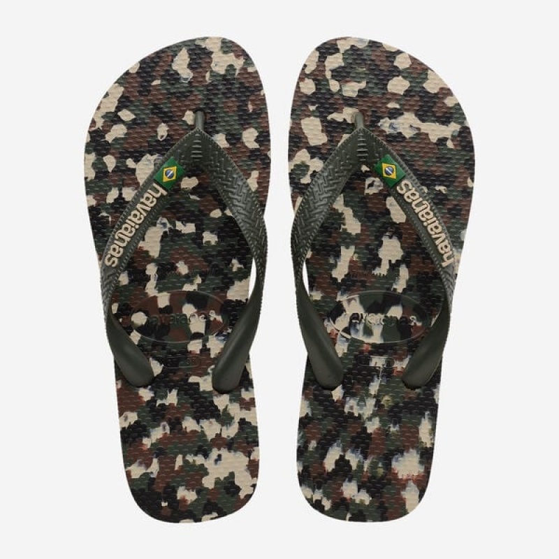 Havaianas Brasil Tech II Men\'s Flip Flops | NOQXYF-674