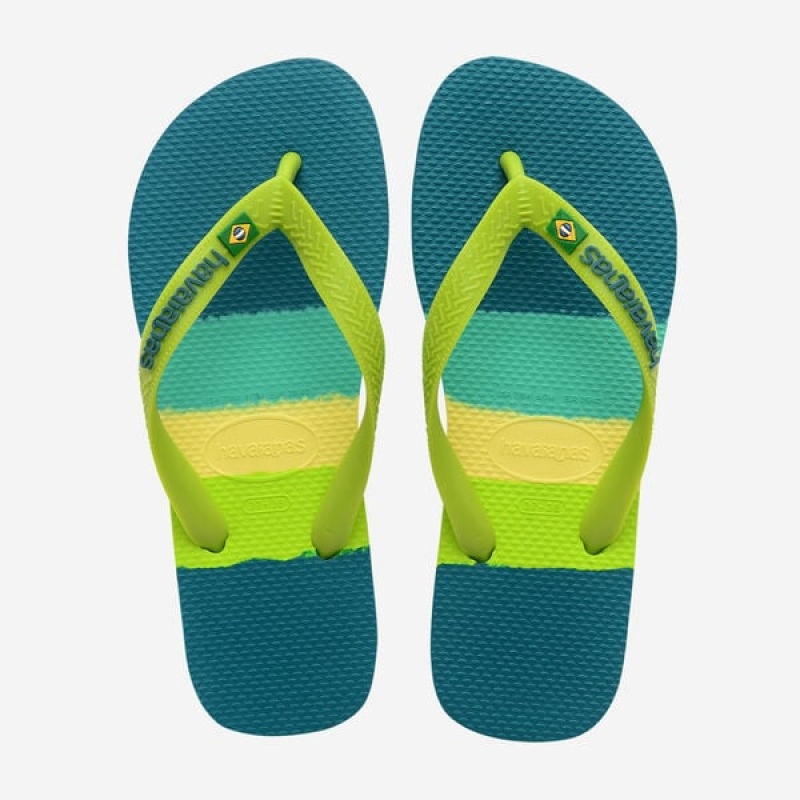 Havaianas Brasil Tech Men\'s Flip Flops | QIKBTM-631