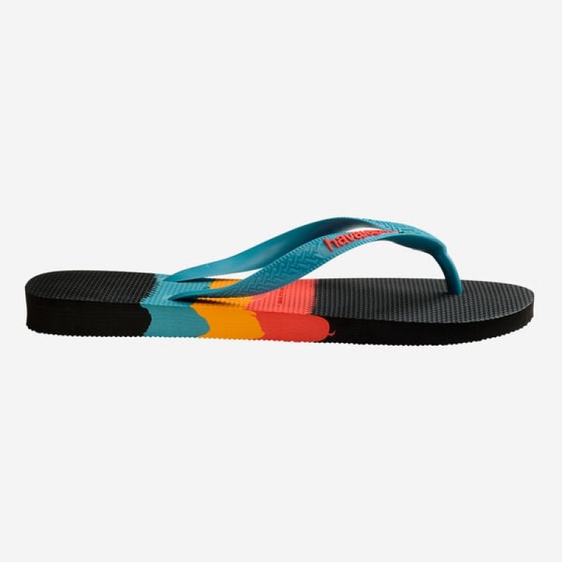 Havaianas Brasil Tech Men's Flip Flops | RZUWKE-325