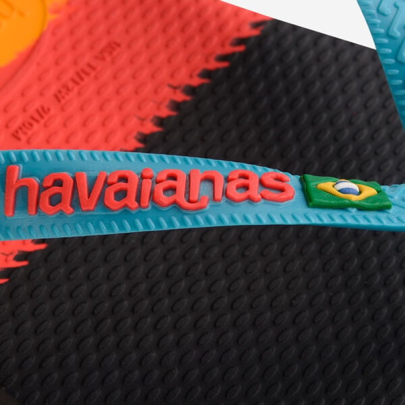 Havaianas Brasil Tech Men's Flip Flops | RZUWKE-325