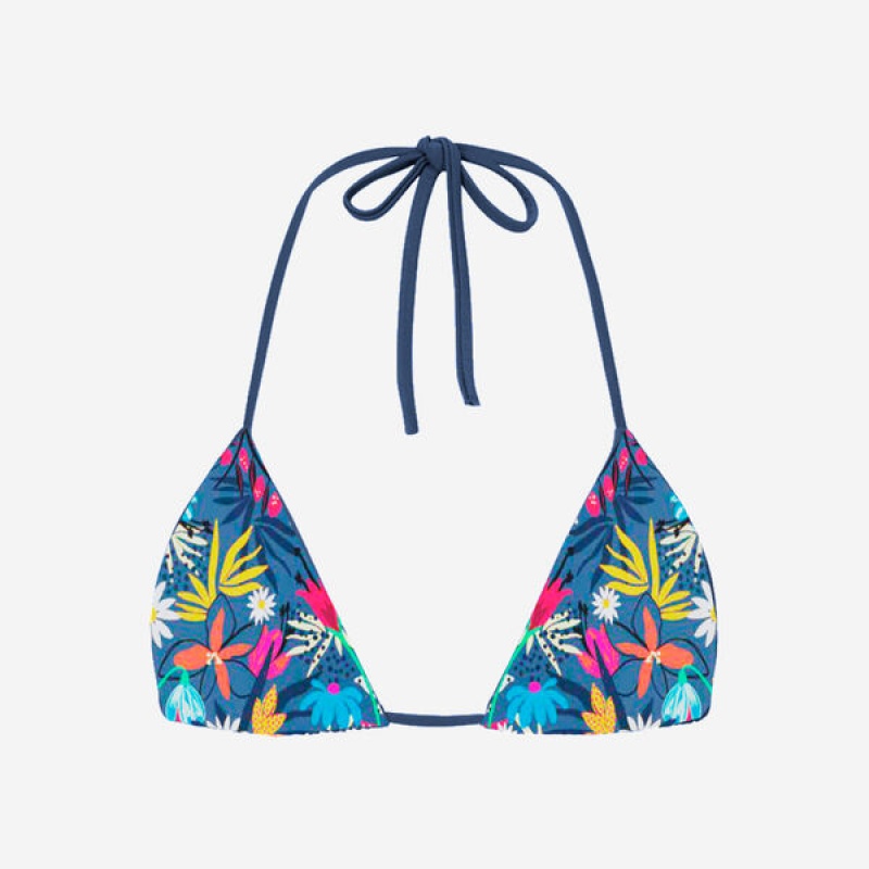 Havaianas Classic Fit Double Side Floral Women's Bikini Tops | OSQRZP-475