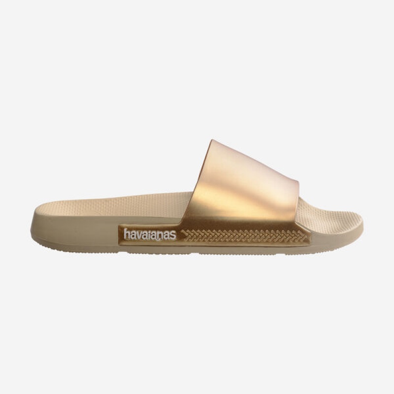 Havaianas Classic Metallic Men's Slides | HZIWSA-908