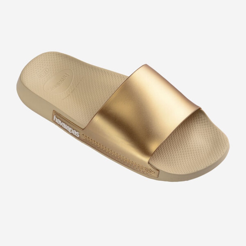 Havaianas Classic Metallic Men's Slides | HZIWSA-908