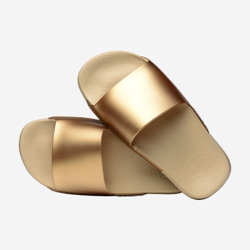 Havaianas Classic Metallic Men's Slides | HZIWSA-908