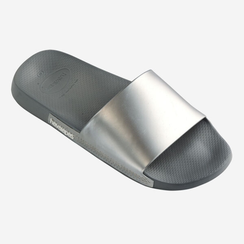 Havaianas Classic Metallic Women's Slides | TEMRVC-143