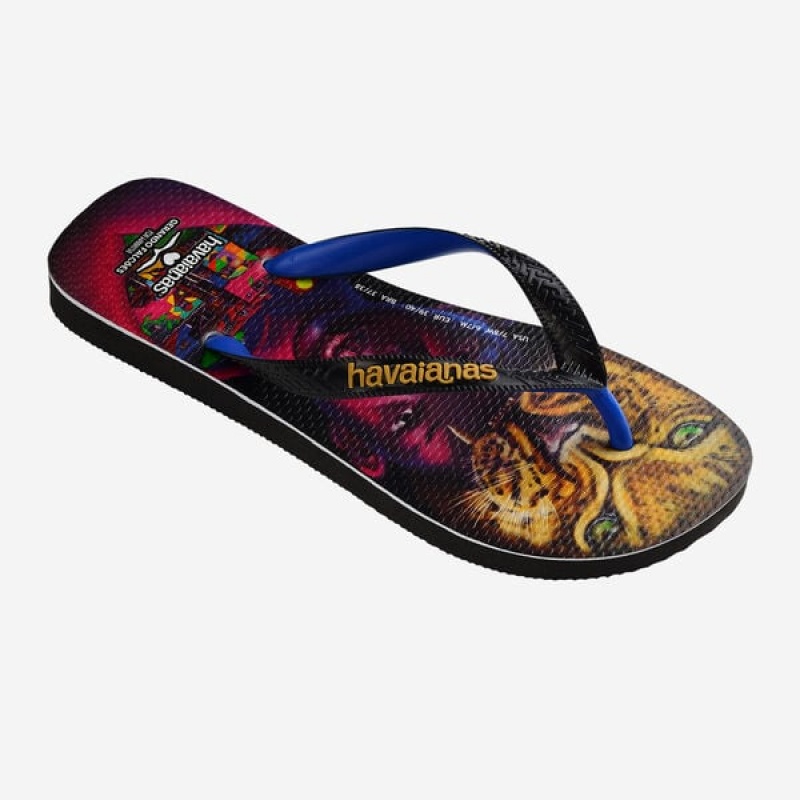 Havaianas Favela Creations Men's Flip Flops | QYSEXA-795