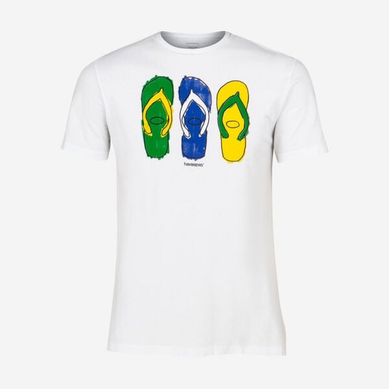 Havaianas Ff Collage Men's T Shirts | BMXDVT-956