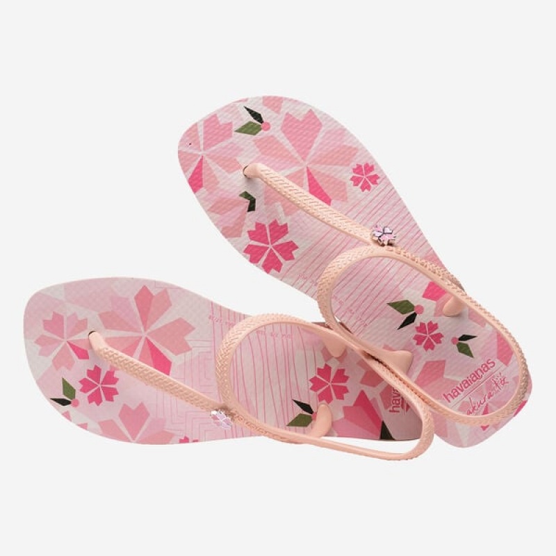 Havaianas Flash Urban Sakura 23 Women's Sandals | SRQEVF-123