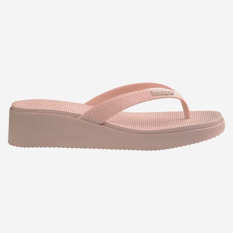 Havaianas High Platform Women's Flip Flops | NISZWY-185