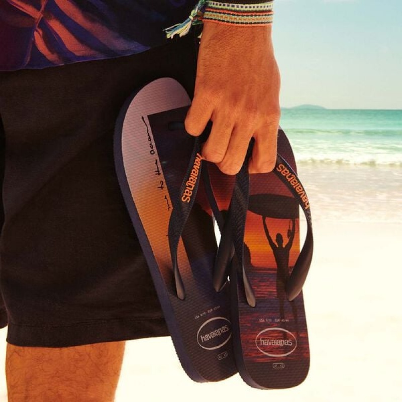 Havaianas Hype Men's Flip Flops | CVMKEL-758