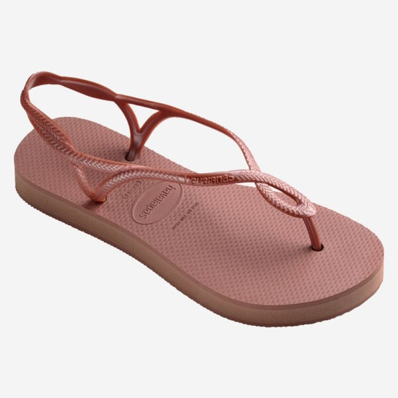 Havaianas Luna Flatform Women's Sandals | SXMKAQ-162