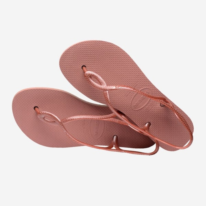 Havaianas Luna Flatform Women's Sandals | SXMKAQ-162