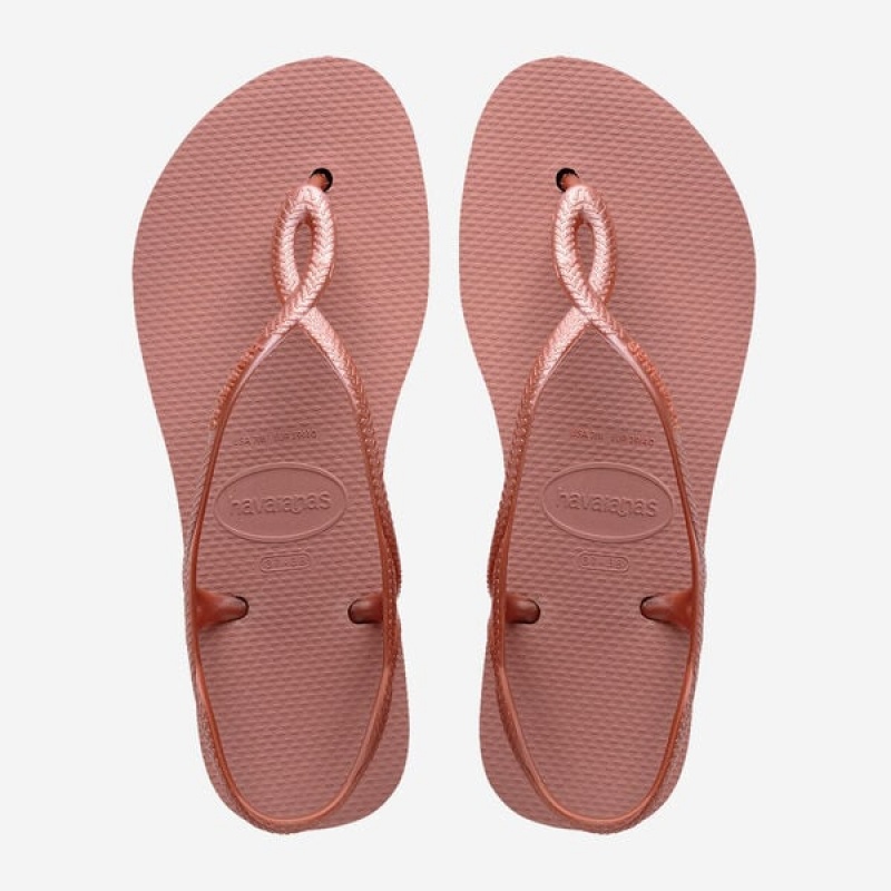 Havaianas Luna Flatform Women\'s Sandals | SXMKAQ-162