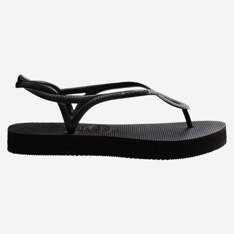 Havaianas Luna Flatform Women's Sandals | FXOBVA-647