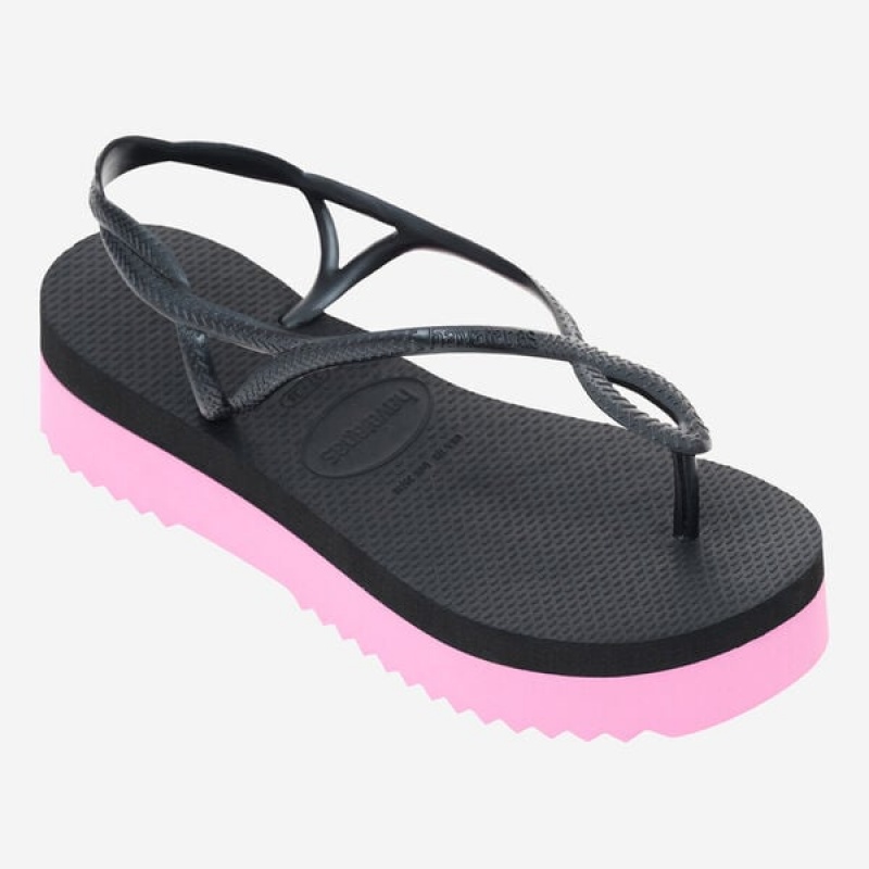 Havaianas Luna Platform Cool Women\'s Sandals | ZJOPEN-605