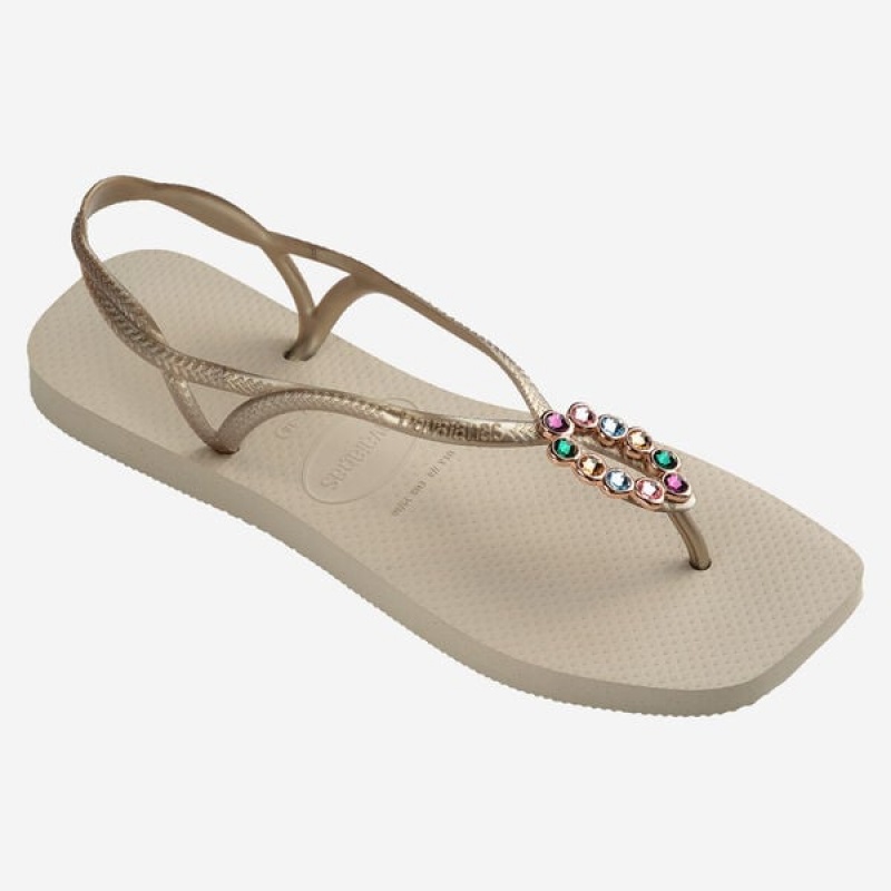 Havaianas Luna Squared Luxury Women's Sandals | UZTVXH-653