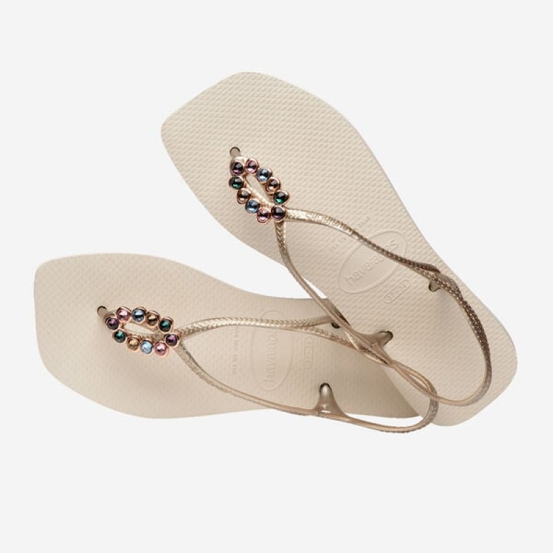 Havaianas Luna Squared Luxury Women's Sandals | UZTVXH-653