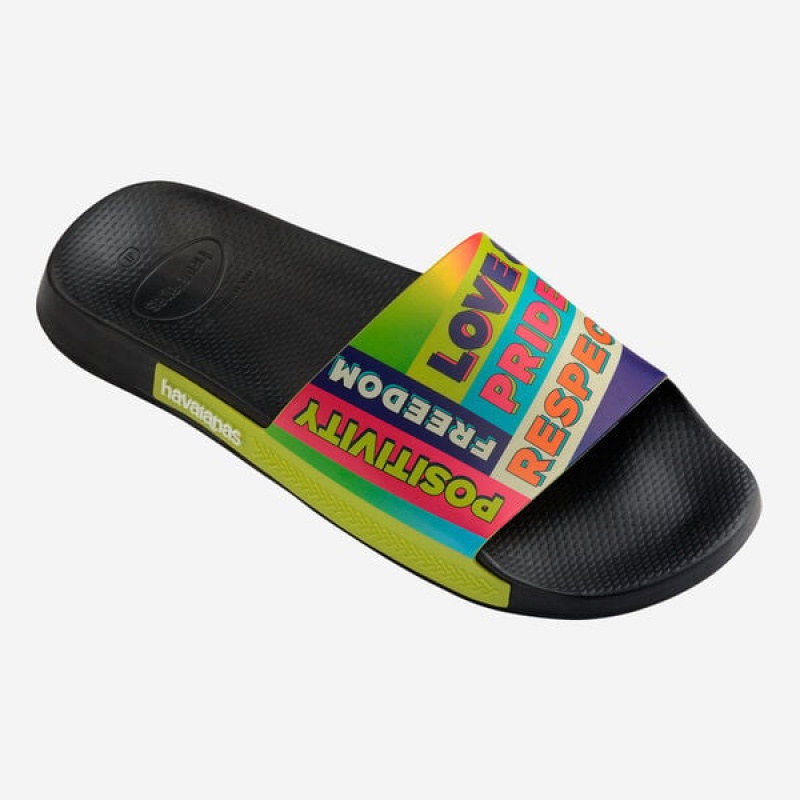 Havaianas Pride Men's Slides | QXVPDA-256