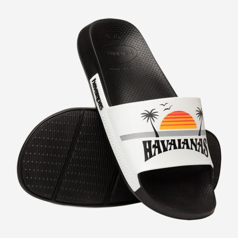 Havaianas Print Men's Slides | PEBYMU-617