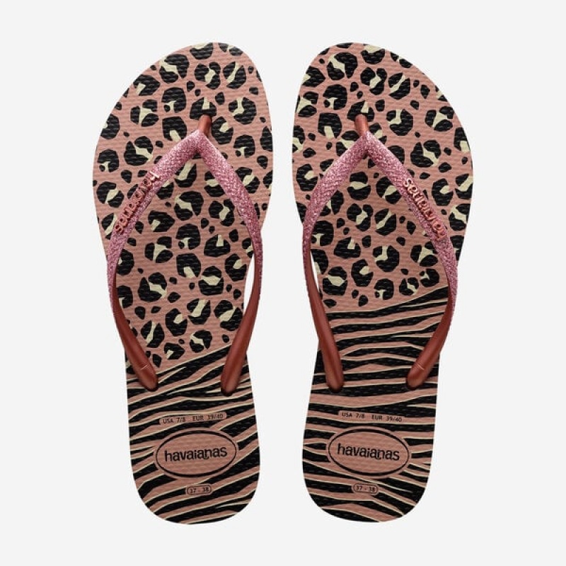 Havaianas Slim Animals Mix Women\'s Flip Flops | LAPVHZ-718