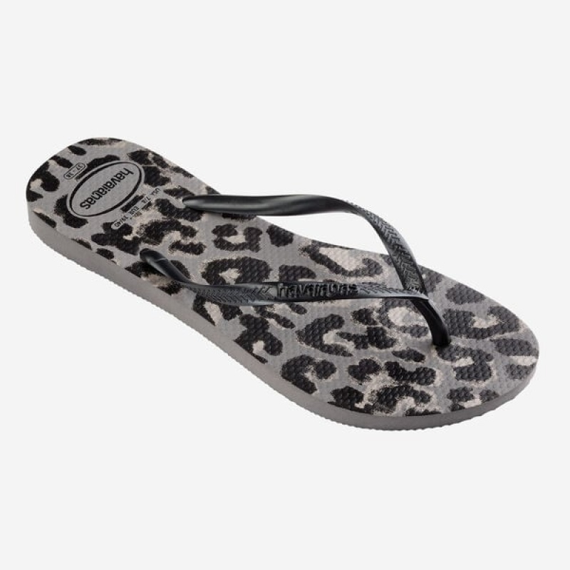 Havaianas Slim Animals Women's Flip Flops | RUMZLW-871