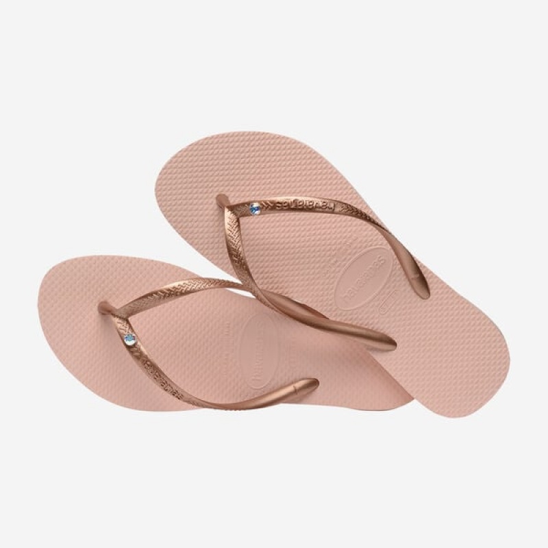 Havaianas Slim Crystal Sw II Women's Flip Flops | TJMKQC-073