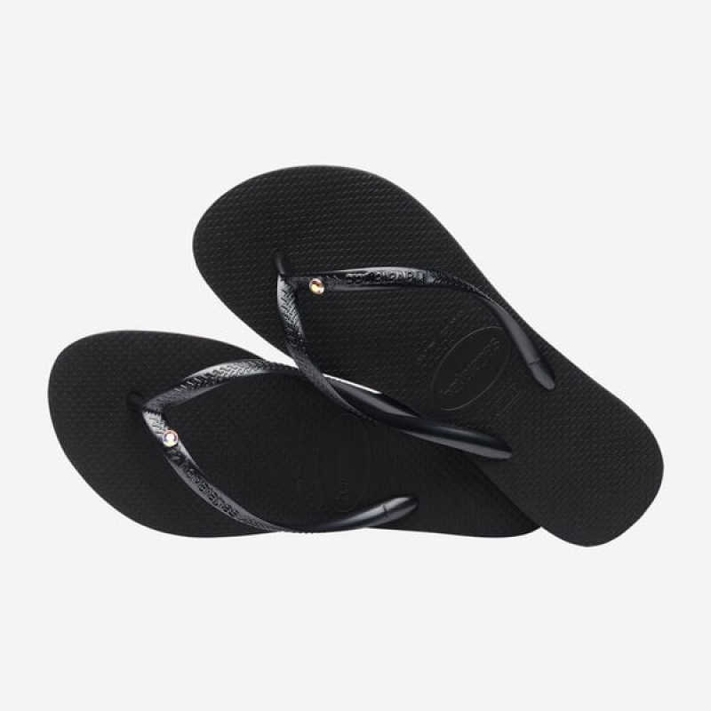 Havaianas Slim Crystal Sw II Women's Flip Flops | WUKVQM-280