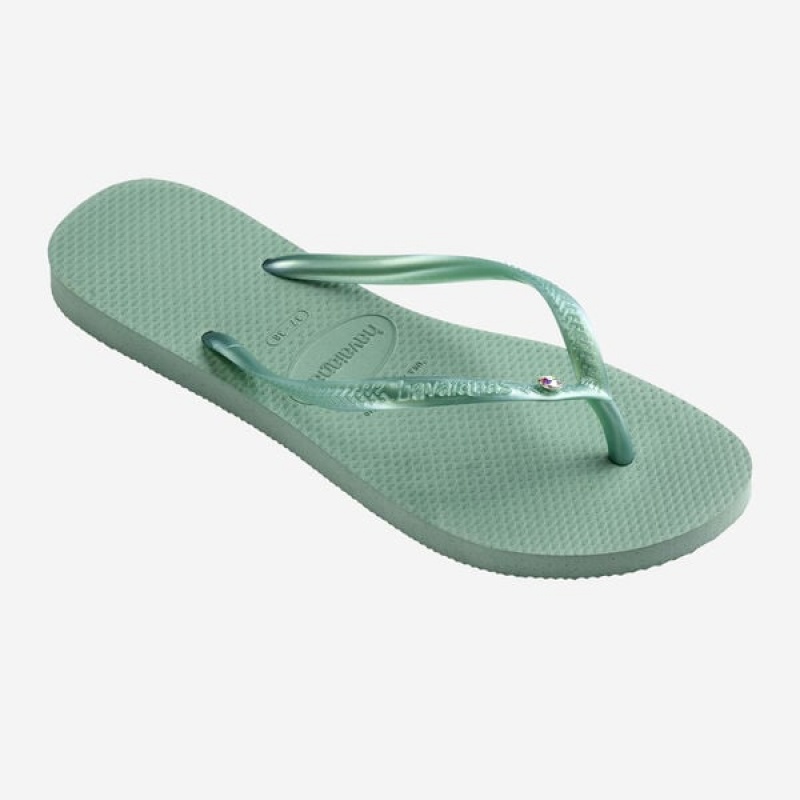 Havaianas Slim Crystal Sw II Women's Flip Flops | RITPMZ-326