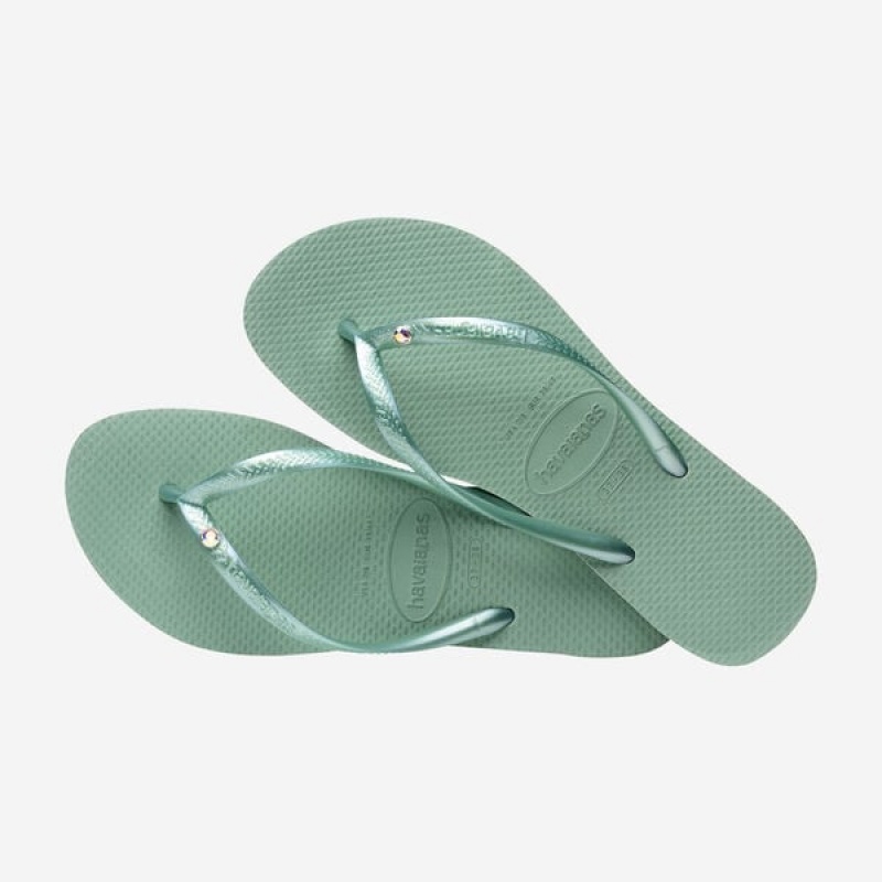 Havaianas Slim Crystal Sw II Women's Flip Flops | RITPMZ-326