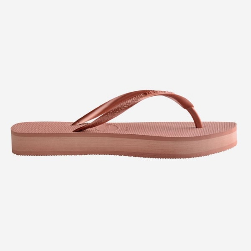 Havaianas Slim Flatform Women's Flip Flops | UBWEDH-076