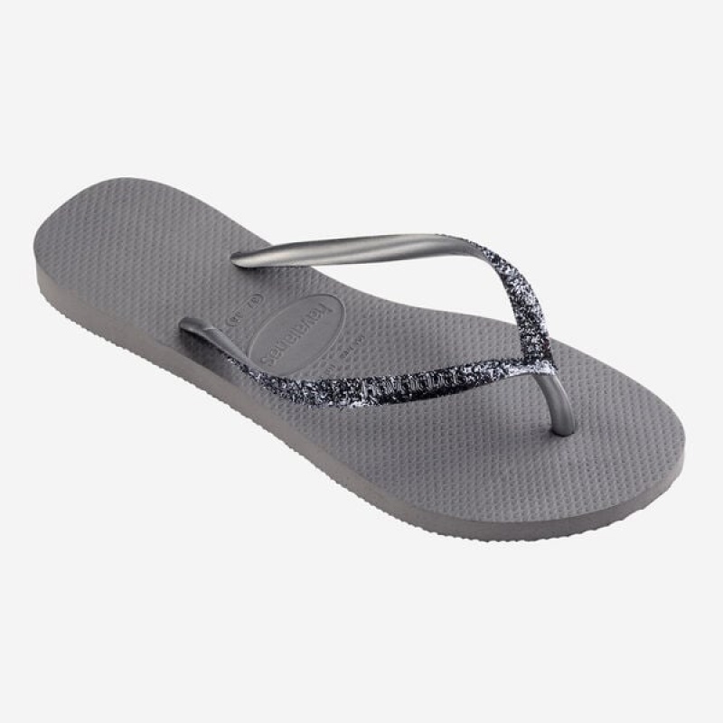 Havaianas Slim Glitter II Women's Flip Flops | LOBAGY-785