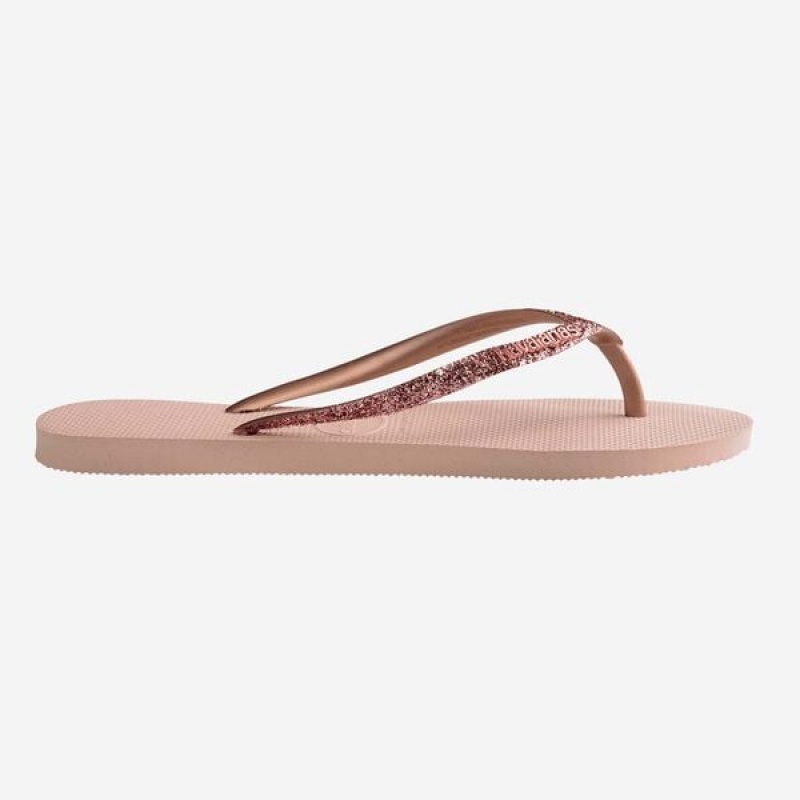 Havaianas Slim Glitter II Women's Flip Flops | SYXUGF-734