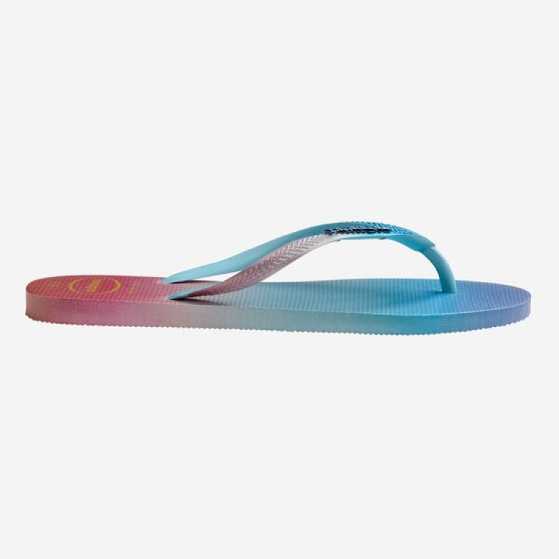 Havaianas Slim Gradient Sunset Women's Flip Flops | GXTMBN-687