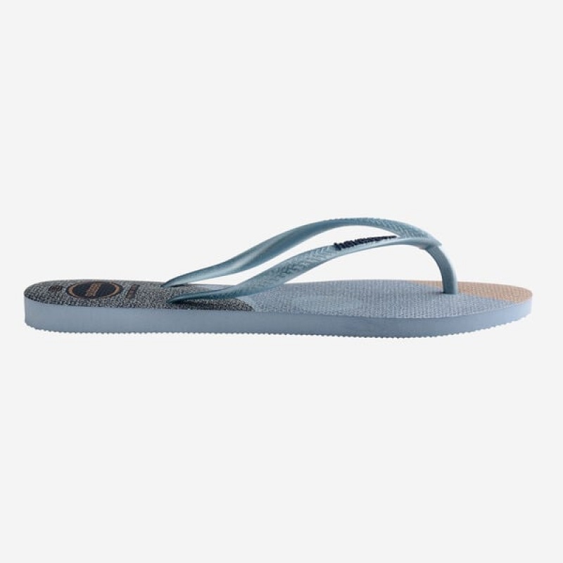 Havaianas Slim Palette Glow Women's Flip Flops | PAEYDT-315