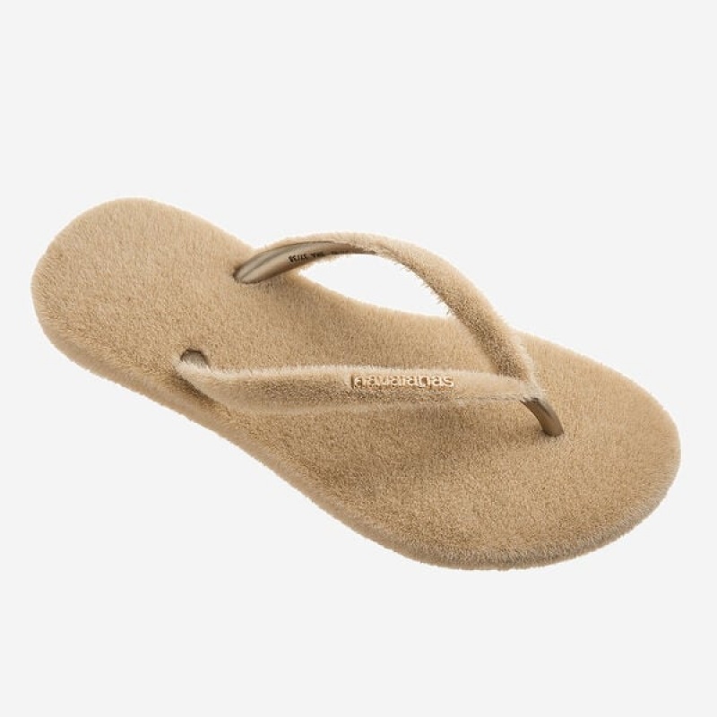 Havaianas Slim Plush Women's Flip Flops | EDOHMN-415