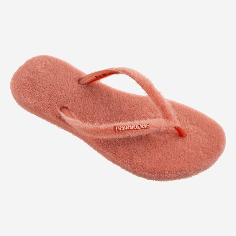 Havaianas Slim Plush Women's Flip Flops | WLXCQN-369