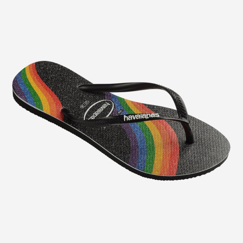 Havaianas Slim Pride Women's Flip Flops | OLWMSC-961